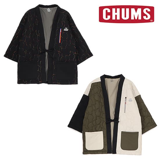 チャムス ブービーステッチパテッドハンテン CH04-1470 メンズ/男性用 半纏 Booby Stitch Padded Hanten 2025年秋冬新作