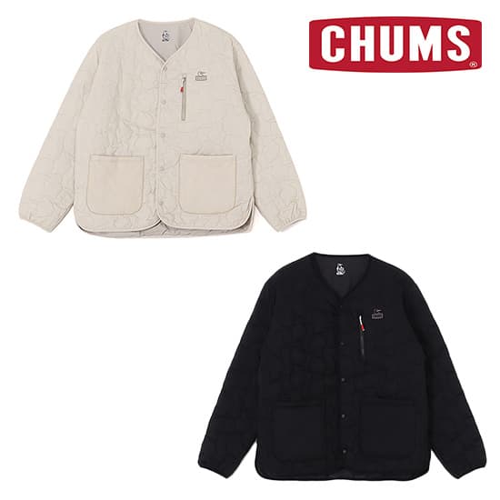 チャムス ブービーステッチパテッドカーディガン CH14-1469 レディース/女性用 ジャケット Booby Stitch Padded Cardigan 2025年秋冬新作