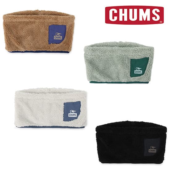 チャムス ボンディングフリースネックウォーマー CH09-1357 ユニセックス/男女兼用  Bonding Fleece Neck Warmer 2025年秋冬新作