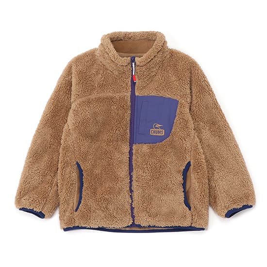 チャムス キッズボンディングフリースジャケット CH24-1072 キッズ/子供用 ジャケット Kids Bonding Fleece Jacket ※先行クリアランス【返品交換不可】