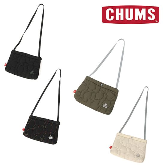 チャムス ブービーステッチサコッシュ CH60-4042  ショルダーバッグ Booby Stitch Sacoche 2025年秋冬新作
