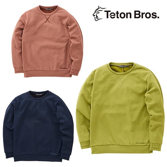 ティートンブロス OCTA Fleece Crew TB253-590 ユニセックス/男女兼用 フリーストップス  2025年秋冬新作