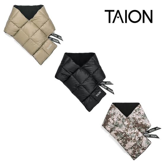 タイオン ベーシック ダウンマフラー TAION-201A   BASIC DOWN SCARF 2025年秋冬新作