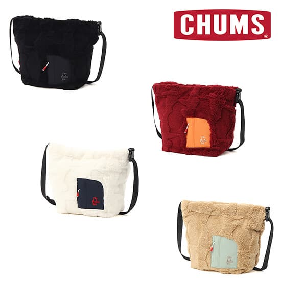 チャムス ブービーエルモ2ウェイショルダーバッグ CH60-4035   Booby Elmo 2way Shoulder Bag 2025年秋冬新作