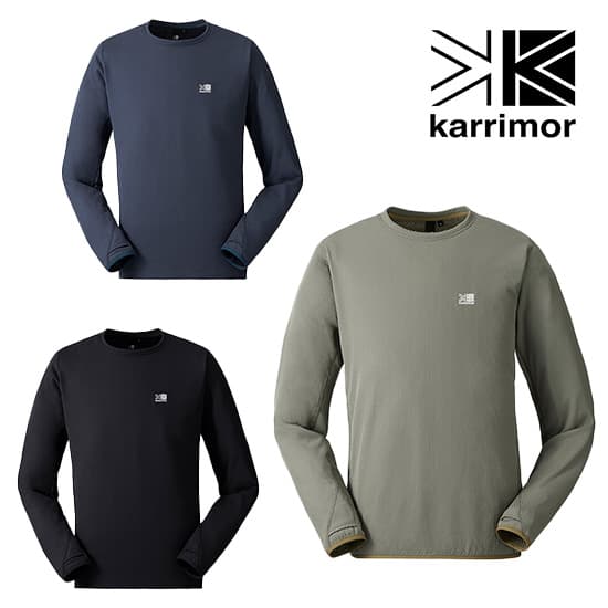 カリマー オクタ　サーマル クルー KRM101595 メンズ/男性用 長袖Ｔシャツ octa thermal crew ※先行クリアランス【返品交換不可】