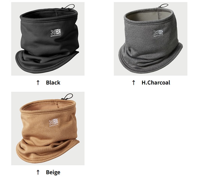 カリマー ネックウォーマー KRM200213 neck warmer 2025年秋冬新作
