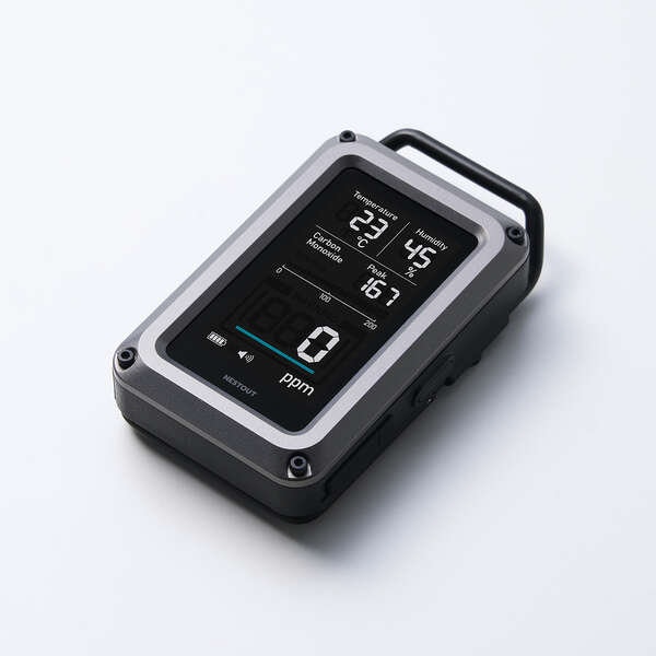 ネストアウト 一酸化炭素アラーム 3in1 OD-NESTCOM1BK キャンプ 薪ストーブ 冬キャン