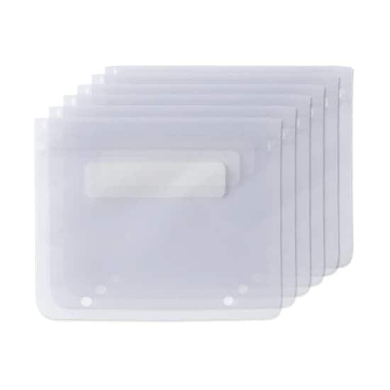 パーゴワークス POPSバッグ(M) pworksUA411  ジッパーバッグ 6枚セット  2025年秋冬新作