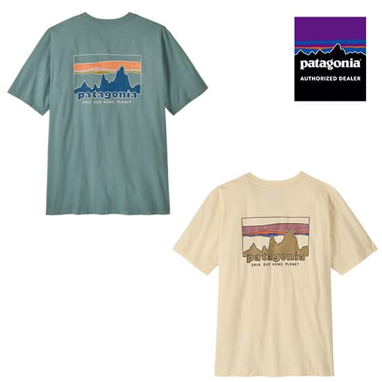 パタゴニア メンズ・'73 スカイライン・Tシャツ 37841 メンズ/男性用 半袖Tシャツ M's '73 Skyline T-Shirt 2026年春夏新作