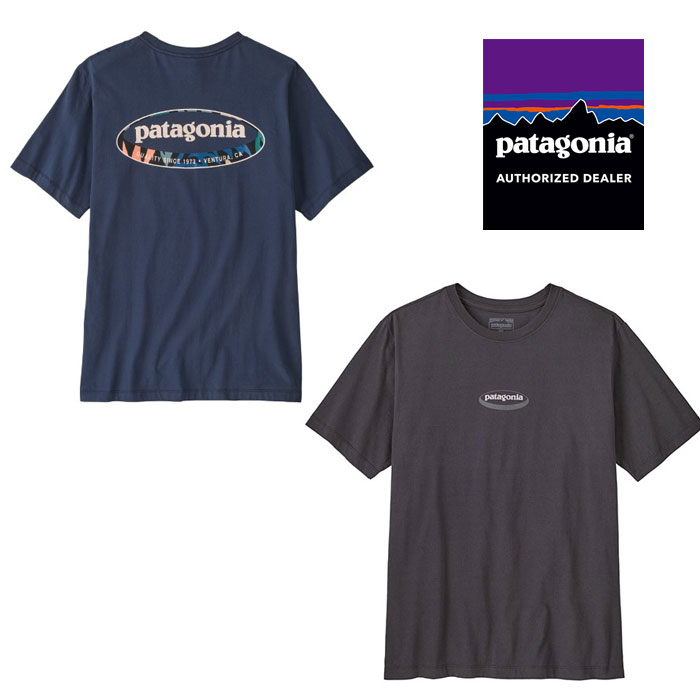 パタゴニア メンズ・'95 オーバル・ロゴ・Tシャツ 37847 メンズ/男性用 半袖Tシャツ M's '95 Oval Logo T-Shirt 