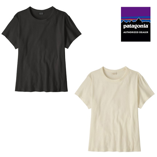パタゴニア ウィメンズ・リブニット・トップ 42321 レディース/女性用 半袖Tシャツ W's Rib Knit Top 2026年春夏新作