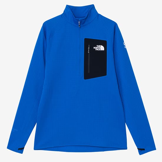 ザノースフェイス エクスペディションドライドットジップハイ NT12522 レディース/女性用 長袖Ｔシャツ   ※クリアランスセール【返品交換不可】