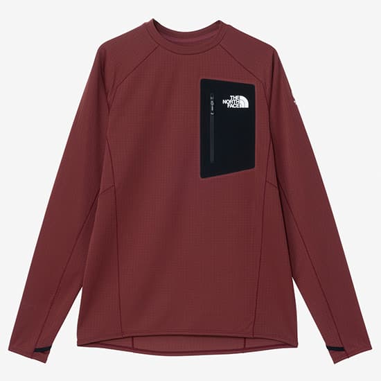 ザノースフェイス エクスペディションドライドットクルー NT12523 レディース/女性用 長袖Ｔシャツ EX DRY DOT CR ※クリアランスセール【返品交換不可】
