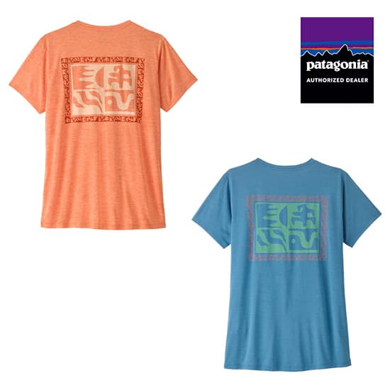 パタゴニア ウィメンズ・キャプリーン・クール・デイリー・シャツ（マザー・レイズ） 45487 レディース/女性用 半袖Tシャツ W's Cap Cool Daily Shirt - Mother Rays 2026年春夏新作