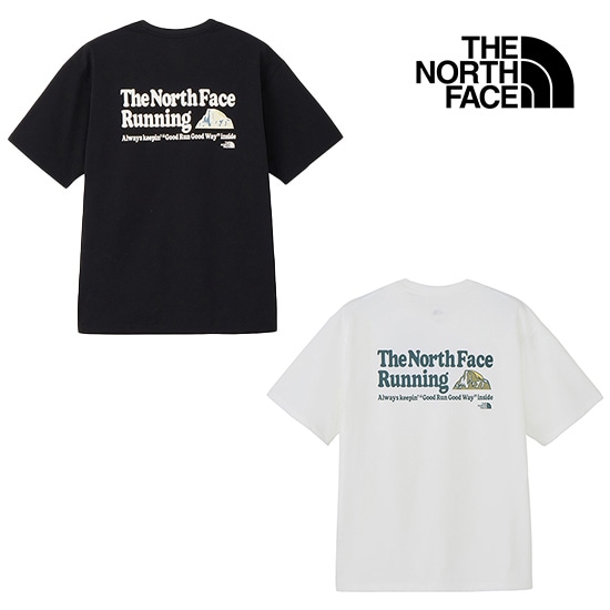 ザノースフェイス ショートスリーブフリーラン ES グラフィッククルー NT12690 ユニセックス/男女兼用 Tシャツ S/S Free Run ES Graphic Crew ※クリアランスセール【返品交換不可】