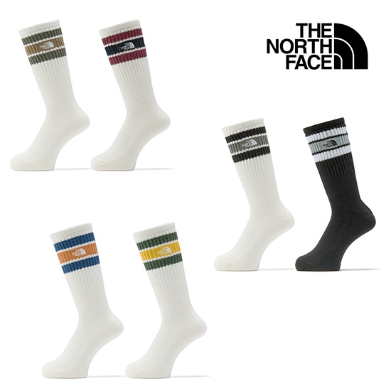 ザノースフェイス TNF チューブ 2P クルー NN82617 ユニセックス/男女兼用 靴下 2足組 TNF Tube 2P Crew 2026年春夏新作