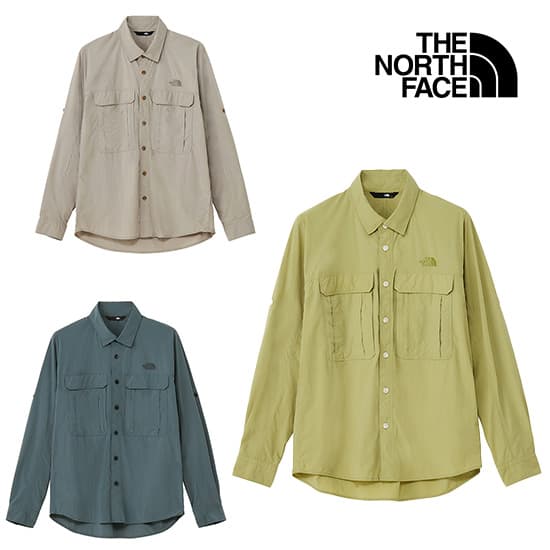 ザノースフェイス ラッスルキャノピーシャツ NR12302 メンズ/男性用 長袖シャツ Rustle Canopy Shirt 2026年春夏新作