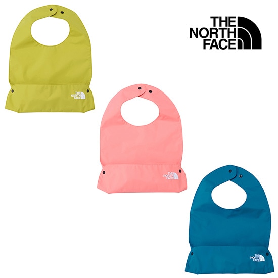 ザノースフェイス コンパクトヤミービブ（ベビー） NNB22512 キッズ/子供用 ベビー食事用エプロン Baby Compact Yummy Bib ※クリアランスセール【返品交換不可】