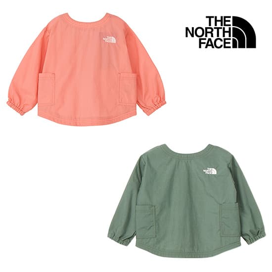 ザノースフェイス フィールドスモック（ベビー） NPB22501 キッズ/子供用 長袖Tシャツ B Field Smock ※クリアランスセール【返品交換不可】