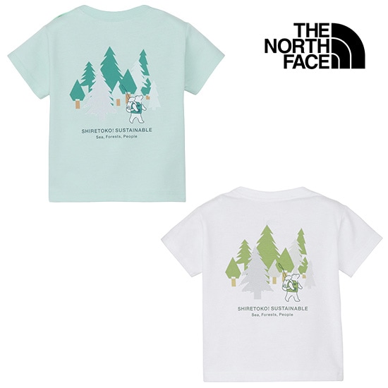 ザノースフェイス ショートスリーブシレトコトコティー（ベビー） NTB32642ST キッズ/子供用 半袖Tシャツ B S/S Shiretoko Toko Tee 2026年春夏新作
