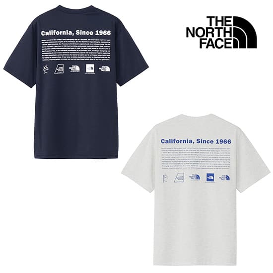 ザノースフェイス ショートスリーブヒストリカルロゴティー NT32407 ユニセックス/男女兼用 半袖Tシャツ S/S Historical Logo Tee 2026年春夏新作