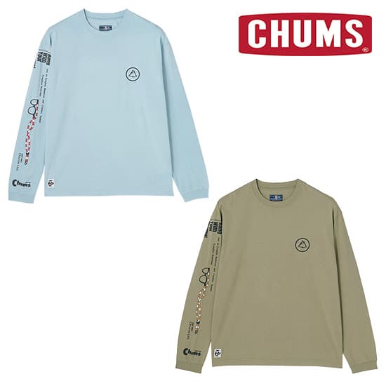 チャムス チャムスアーカイブロングスリーブTシャツ CH01-2720 メンズ/男性用 長袖Tシャツ CHUMS Archive L/S T-Shirt ※クリアランスセール【返品交換不可】