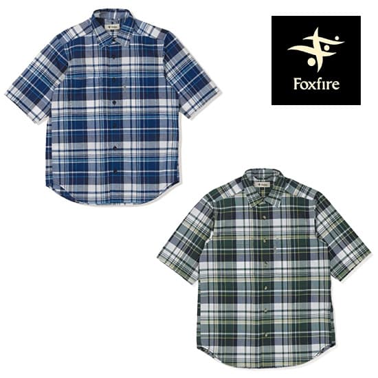 フォックスファイヤー CシールドフレッシュシャツS/S FXF5212643 メンズ/男性用 半袖シャツ C-SHIELD Fresh Check Shirt S/S 2026年春夏新作
