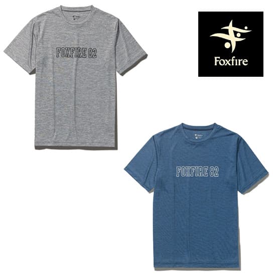 フォックスファイヤー TS EX Ｓロゴ T S/S FXF5215321 メンズ/男性用 半袖Tシャツ TS EX Stretch logo Tee S/S 2026年春夏新作
