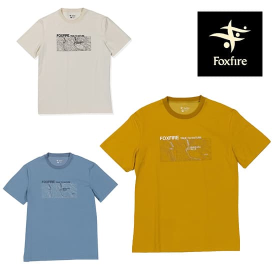 フォックスファイヤー TSコンターラインT S/S FXF5215649 メンズ/男性用 半袖Tシャツ TS Contour Line Tee S/S 2026年春夏新作