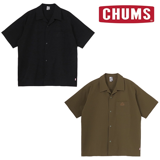 チャムス シアチャッカーストレッチシャツ CH02-1261 メンズ/男性用 半袖シャツ Seerchucker Stretch S/S Shirt 2026年春夏新作