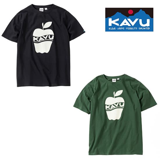カブー アップルTシャツ KAVU19821824 ユニセックス/男女兼用 半袖Tシャツ Apple Tee 2026年春夏新作