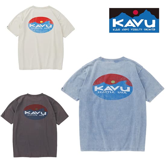 カブー サーフロゴTシャツ KAVU19822416 ユニセックス/男女兼用 半袖Tシャツ Surf Logo Tee 2026年春夏新作