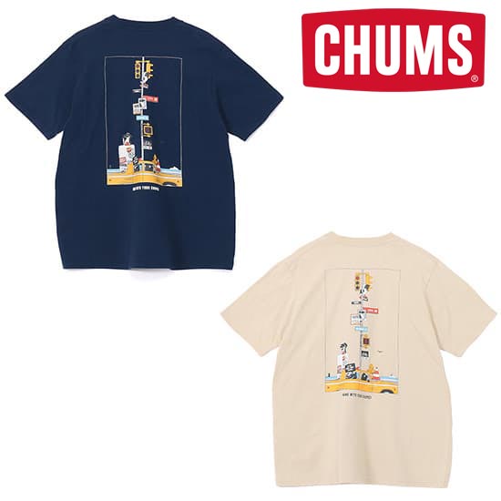 チャムス ブービーロストシティトリップポケットTシャツ CH11-2739 レディース/女性用 半袖Tシャツ Booby Lost City Trip Pocket T-Shirt 2026年春夏新作
