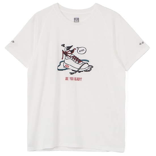 チャムス ランニングシューズTシャツ CH01-2778 メンズ/男性用 半袖Tシャツ Running Shoes T-Shirt 2026年春夏新作