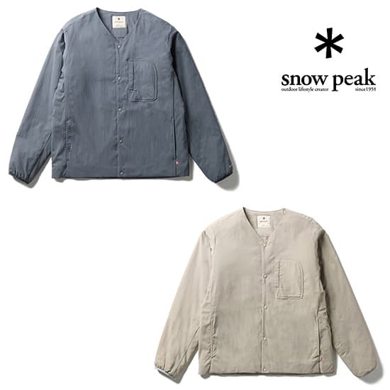 スノーピーク Flexible Insulated Cardigan JK-26SU001 ユニセックス/男女兼用 ジャケット  ※クリアランスセール【返品交換不可】