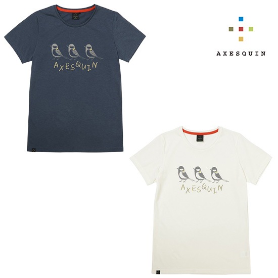 アクシーズクイン Women's AQ Graphic Tee -シジュウカラ AXES011185 レディース/女性用 半袖Tシャツ  2026年春夏新作