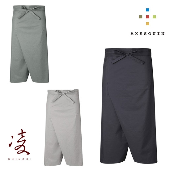 アクシーズクイン 凌 ツユハラヒ AXES043065 メンズ/男性用 レインパンツ 前掛け型  2026年春夏新作