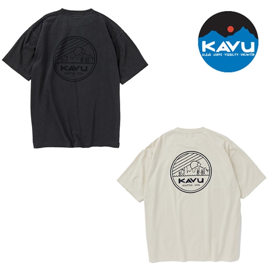 カブー シティ ロゴ Tee (ピグメント) KAVU19822443 ユニセックス/男女兼用 半袖Tシャツ City Logo Tee ( pigment) 2026年春夏新作