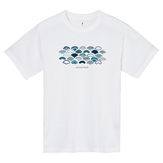 モンベル WIC.T 波文様 1114747 メンズ/男性用 半袖Tシャツ  2026年春夏新作
