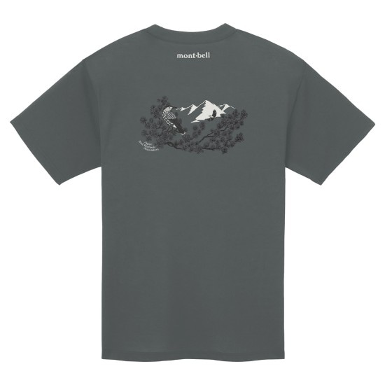 モンベル WIC. T バードリサーチ ホシガラス 1114972 メンズ/男性用 半袖Tシャツ  2026年春夏新作