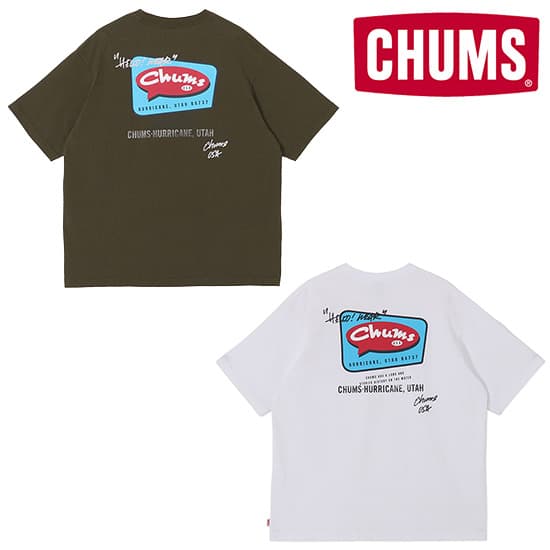 チャムス 守矢努バルーンチャムスTシャツ CH01-2792 メンズ/男性用 半袖Tシャツ 守矢努 Balloon CHUMS T-Shirt 2026年春夏新作