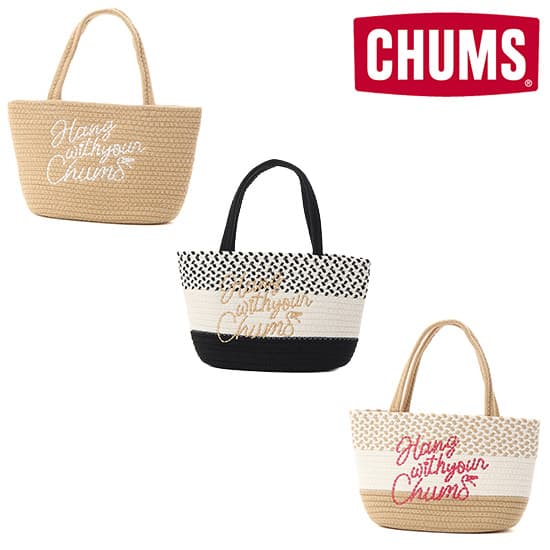 チャムス コットンロープミニトートバッグ CH60-4111 レディース/女性用 トートバッグ Cotton Rope Mini Tote Bag 2026年春夏新作