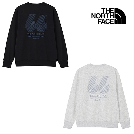 ザ・ノース・フェイス 66グラフィックスウェットクルー NT62685 メンズ/男性用 スウェットトップス 66 GRA SWEAT CRW 2026年秋冬新作
