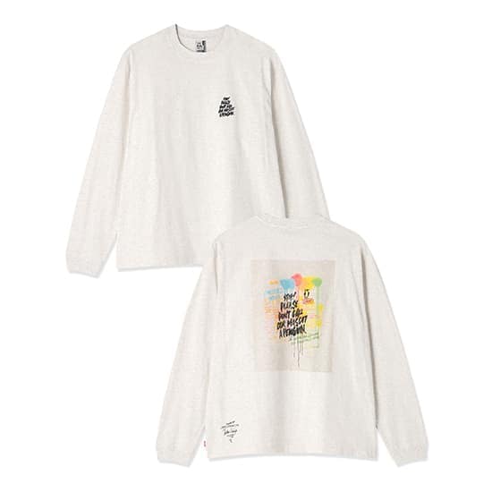 チャムス 守矢努 ステンシルスプレーアートロングスリーブTシャツ CH11-2881 レディース/女性用 守矢努 Stencil Spray Art L/S T-Shirt 2026年秋冬新作