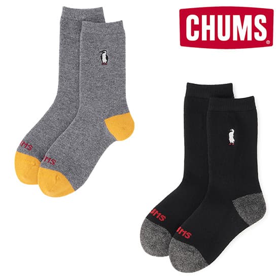 チャムス メリノウールクルーソックス CH06-1163 ユニセックス/男女兼用 靴下 Merino Wool Crew Socks 2026年秋冬新作