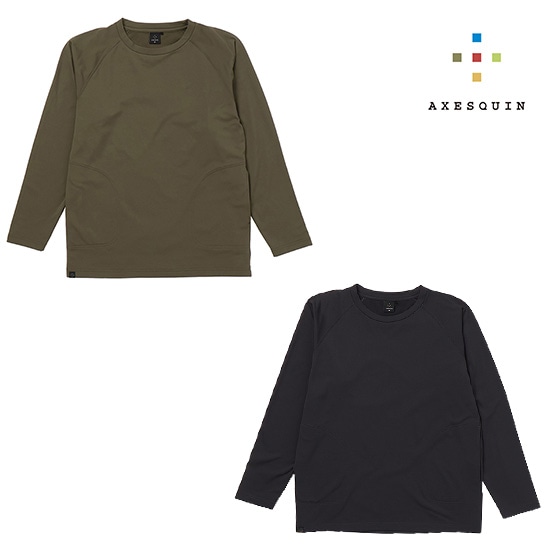 アクシーズクイン Brushed Back LS Tee AXES011211 メンズ/男性用 長袖Tシャツ  2026年秋冬新作