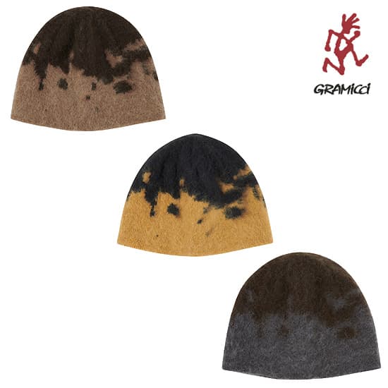 グラミチ モヘアスプラッタービーニー G6FA-039 ユニセックス/男女兼用 帽子 MOHAIR SPLATTER BEANIE 2026年秋冬新作