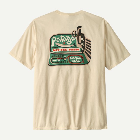 パタゴニア メンズ・アクアティック・アクション・オーガニック・Tシャツ 37801 メンズ/男性用 半袖Tシャツ Ms Aquatic Action Organic T-Shirt 2025年春夏新作