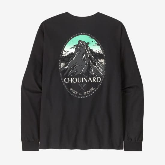 パタゴニア メンズ・ロングスリーブ・シュイナード・クレスト・レスポンシビリティー 37779 メンズ/男性用 長袖Tシャツ M's L/S Chouinard Crest Responsibili-Tee※クリアランス【返品交換不可】