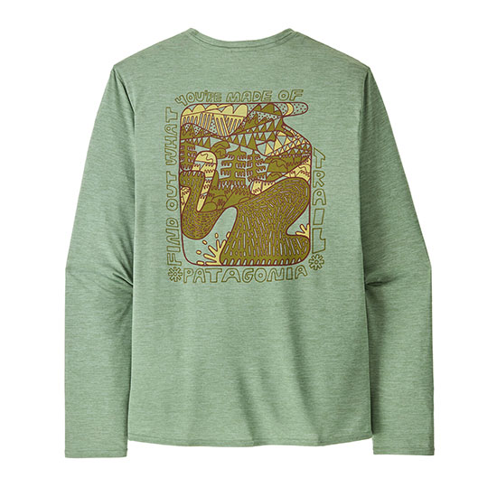 パタゴニア キャプリーンクールデイリーロングスリーブ フィッシュグラフィック パタゴニア Patagonia ウィメンズ・ロングスリーブ・キャプリーン